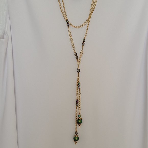 Swarovski Crystal Dangle Necklace - Picture 3 of 3